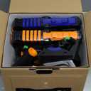 ArmoGear Set of 4 Laser Tag Guns with Vests - Laser Tag Set for Kids and Adults - Toy Guns with 150 ft Range, Night Vision, Invisibility Mode - Battery Operated - Multiplayer Outdoor Game for Ages 8+