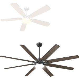 52 Inch Modern Ceiling Fan and 72 Inch Large Ceiling Fan