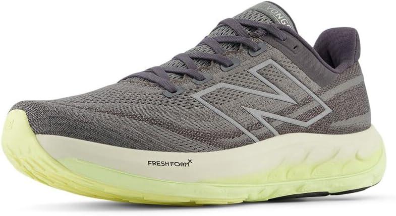 New Balance Men's Fresh Foam X Vongo V6 Running Shoe (14 Wide, Harbor Grey/Limelight/Silver Metallic)