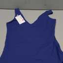 REORIA Butsmooth Womens Trendy Sexy Plunge Deep V Neck Sleeveless V Backless Going Out Tank Bodysuits Tops (Medium)