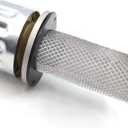 Hydraulic Breather Cap with 40 Micron Strainer - 3 Hole Flange Mount,35CFM,Stainless steel Filtration Vent for Oil Tanks | Compatible with Excavator,Tractor,Automotive,Hydraulic Reservoir(Replacement)