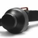 Korky Strongarm Metal Toilet Handle and Lever - Universal to Fit Front, Angled, Side, Left, and Right Mount Toilets - Matte Black, Simple Style, 6034BP