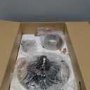 Fanimation GlideAire 3 Blade Ceiling Fan 52 Inches Wide with Brushed Nickel Finish and Brushed Nickel Blades