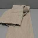 MYSKY HOME Cotton Curtains for Living Room Farmhouse Semi Sheer Light Filtering for Windows, Linen Look Texture Soft Modern Decor Country Style, 50" x 84", Light Oatmeal, 2 Panels (Taupe)