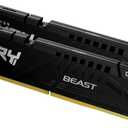 Kingston FURY Beast 64GB (2x32GB) 6400MT/s DDR5 CL32 Desktop Memory | AMD EXPO | Kit of 2 | KF564C32BBEK2-64