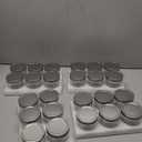 Amzcku 4 oz Glass Mason Jars with Regular Mouth Lids - 24-Pack Glass Canning Jars for Storage, Overnight Oats, Jam, Jelly, Honey, Beans, Spices, Wedding Favors, Shower Favors