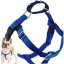 2 Hounds Design Freedom No Pull Dog Harness, Adjustable Harness, Easy Walking & Comfortable Control, Fits Small, Medium Dogs, Solid Colors, Made in USA, 5/8" S/M, Royal Blue