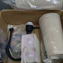 Boho Lamp Shades,Small Lamp Shades For Table Lamps,Wicker Drum Bell Lamp Shade for floor lamps,Vintage Rattan Lampshade for Hanging Lamp,Wall Sconce, Spider Fitter Replacement Floor Lamp Shade Large (13INCH)