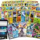 50 Pokemon Cards Plus a Rare Legendary Pokemon Card | Bundle with LCC Deck Box