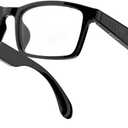 Smart Glasses for Men & Women, Clear Blue Light Glasses, Intelligent Touch&Voice Assistant,Open-Ear Speaker, Compatible with IOS/Android, Bluetooth Audio Eyeglasses for Driving/Travel/Working