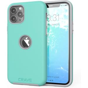 Crave iPhone 11 Pro Case, Dual Guard Protection Series Case for iPhone 11 Pro - Mint/Grey