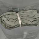 JELLYMONI Washed Cotton Duvet Cover Set Queen Size,Sage Green - Super Soft & Breathable Bedding Comforter Cover with Zipper, for Modern Home, Guest Room, and Everyday Use,1 Duvet Cover & 2 Pillowcases