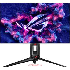 ASUS ROG Swift OLED 27 1440P Gaming Monitor (PG27AQDP) - WOLED, QHD, 480Hz, 0.03ms, G-SYNC Compatible, Custom Heatsink, AI Assistant, DisplayHDR400 True Black, 99% DCI-P3, True 10-bit, DisplayWidget