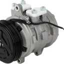 SCITOO AC Compressor with Clutch for Suzuki Sidekick 1.6L 1989-1994, for Suzuki Swift 1.0L 1992-1994, Fast Cooling Air Conditioner Compressor for Geo Metro 1.0L 1989-1994 CO 10685DC 12367701