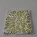 Sage Green Pillow Covers 20x20 Inch Set of 2, Geometric Floral Throw Pillow Covers Elegant Gray Decorative Dahlia Farmhouse Velvet Pillow Case for Sofa Bed Decor