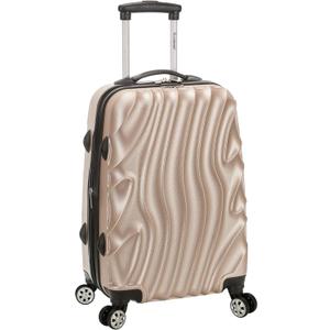 Rockland Melbourne Hardside Expandable Spinner Wheel Luggage, Carry-On 20", Goldwave