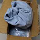 Hospital Bed Sheets Fitted 36" x 84" x 9", 2 Pack Blue Hospital Bed Sheets for Home & Hospital Care Beds, Soft Hospital Sheets with Elastic All Around