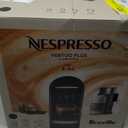 Nespresso Vertuo Plus Deluxe Coffee and Espresso Maker by Breville, Piano Black with Aeroccino Milk Frother