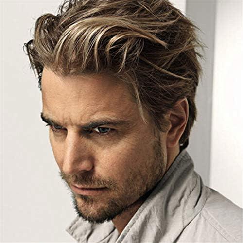 Amazon.com: Swiking Men Short Wigs Blonde Wig for Male Guy Layered Halloween Cosplay Party Hair Costume Full Wig for Adults(Blonde Mix Brown) : Clothing, Shoes & Jewelry