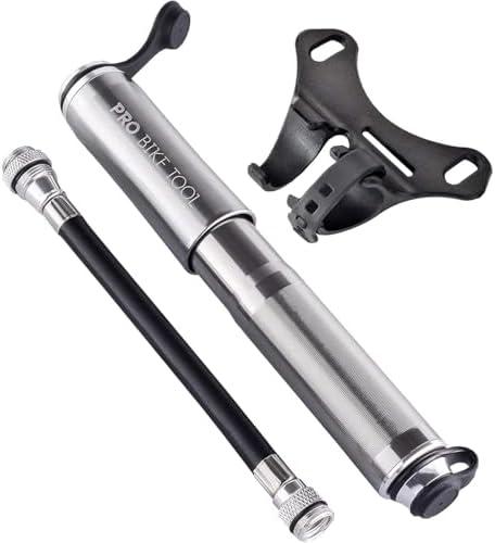Pro Bike Tool Mini Bike Pump - Compact and Portable Bicycle Tire Pump for Fast Inflation - Compatible with Presta and Schrader Valves - Lightweight and Durable Design - Essential Bicycle Accessories
