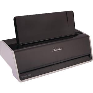 Swingline Electric Hole Puncher 3 Hole, 28 Sheet Capacity Three Hole Punch 3 Ring, Jam Resistant, Touch Screen, Platinum (74535)