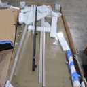 Frameless 56-60" W x 74" H Single Sliding Shower Door, Matte Black,Soft-Close, Adjustable Width, Easy Install