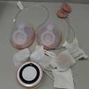 Momcozy Breast Pump Hospital-Grade, Hands-Free & Portable Wearable Pump with 3 Modes|15 Levels, Equipped with Leak-Proof DoubleFit Flange, Deep Pink