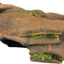 Orchid Valley Lizard, Snake or Reptile Hide. Large Hollow Log for Terrarium. Bearded Dragon or Gecko Tank Accessories. Natural Looking Basking Platform, Axolotl, Python Hideout. (XL-Version 2)