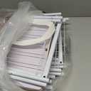 6 Tiers Metal Shoe RackLarge Capacity Shoe Rack Holds 24 Pairs of Shoes, Durable and Stable, Adjustable Metal Shelf Stackable Shoe Shelf for Entryway, Hallway, Living Room, Closet (27.8" x 10.8" x 39.2", Rustic Brown)