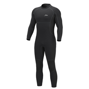 Hevto Men Wetsuits 3/2mm Neoprene Wet Suit Back Front Zip in Cold Water for Surfing Swimming Diving
 (M2-3/2mm-Front Zip-Black, Small)