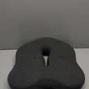 Memory Foam Seat Chair Cushion for Relieves Back Sciatica Pain Tailbone Pain Coccyx Degenerating Disc Orthopedic Osteoarthritis Prostate Cushion Low Back Pain Cushion Hip Shaping (Dark Gray)