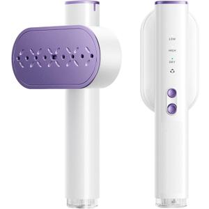 Ultra HyperPulse Series Steamer for Clothes, Large Panel, 1s Wrinkles Removal, 3 Modes Travel Steamer  Iron dual voltage, Handheld Portable Garment steamer for home, Global  Europe Traveling (Cyanosis)