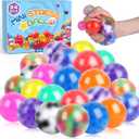 24Pack Stress Balls, Squishy Ball, Squishy Squeeze Balls Bulk Fidget for Adults, Stress Relief Balls, Party Favors, Birthday Gift, Goodie Bag Stuffers