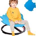 Fish Spinning Chair for Kids, 360° Swivel Seat, Blue
220 LBS Capacity Fish-shaped Spinning Swivel Chair with Fin Handles, Autism Sensory Toy Gift, Indoor Outdoor Play Ages 3+