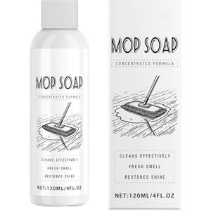 Mteawl Mop Soap for Floor Cleaning, 120ml Scented Mop Cleaner Soap, Scented Mop Soap Household Supplies Cleaner for Home, Kitchen, Floor 2 Pack