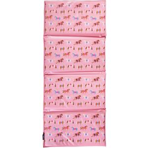 Wildkin Kids Vinyl Nap Mat  Foldable, Durable Rest Mat for Daycare & Preschool (Horses)