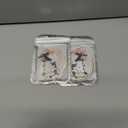 2 x Christmas Tree Decorations, Acrylic Christmas Tree Ornaments, Double-Printed Animal Hanging for Christmas Tree, Home Decor, Children's Gifts (Cow)