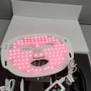 Red Light Therapy Mask for Face and Neck, 7 Colors with NIR Led Face Mask Light Therapy with Eye Protection and Remote, Rechargeable Ergonomic Design for True Anti-Aging Skincare at Home (Snow White)