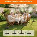 Outdoor Standing Mister for Patio Cooling, 26.2FT Portable Misting Station, Upgraded Outdoor Misting System for Backyard, Pets, Garden, BBQ, Tanning & Poolside Heat Relief