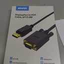 BENFEI DisplayPort to VGA Cable, 6ft 1.8M Display Port of Computer/Laptop to VGA of Monitor/Projector Gold-Plated Adapter (Not Bidirectional,Not Compatible with HDMI or USB)