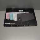 Wireless Keyboard and Mouse Combo - Full-Sized Ergonomic Keyboard with Wrist Rest, Phone Holder, Sleep Mode, Silent 2.4GHz Cordless Keyboard Mouse Combo for Computer, Laptop, PC, Mac, Windows -Trueque (1 PACK, Black)