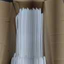 HOUSE DAY White Plastic Hangers 50 Pack, Plastic Clothes Hangers with Built-in Hooks, Durable and Strong Plastic Coat Hangers for Closet, Space Saving Clothing Hanger for Shirts, Coats, Skirt, Dress