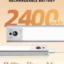 EZVALO 10inch Under Cabinet Lighting, LED Motion Sensor Light Indoor, 2400mAh USB Rechargeable Closet Lights, Dimmable & Magnetic Wireless Under Counter Lights for Kitchen, Pantry, Stairs (2 Pack)