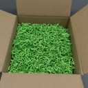 Mefleet 2 LB Crinkle Cut Paper Shred Filler Light Green Crinkle Shredded Paper for Gift Box - Gift Basket Bag Filler - Grass Cushion Stuffing for Christmas Holiday Packaging Wrapping