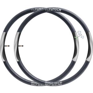 2-PCS 28"/29" Self-Sealing Bike Tubes 29x2.125/2.20/2.25/2.30/2.35/2.40 AV48mm Schrader Valve Bike Tubes Automatic Repair Puncture Resistant Compatible with 28/29x2.125-2.40 Bicycle Tire Tubes
