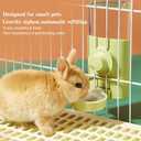 Guinea Pig & Rabbit Water Bottle, 600ml/21oz Non-Drip, Free Standing for Small Pets
