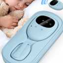 Bed Wetting Alarm for Boys and Girls - Wireless Pee Alarm with Magnetic Sensor, Sound Mode, and Strong Vibration for Kids, Adults, Elderly Blue