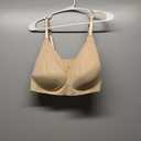 Calvin Klein Invisibles Comfort Lightly Lined Seamless Wireless Triangle Bralette Bra, Bare, X-Large