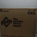 Bounty Paper Towels Quick Size, White, 16 Family Rolls = 40 Regular Rolls (1712 Sheet (Pack of 1))