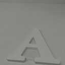 AOCEAN 12 Inch White Big Wood Letters Unfinished Wooden Letters for Wall Decor Decorative Standing Letters Slices Sign Board Decoration for Craft Home Party Projects (A)